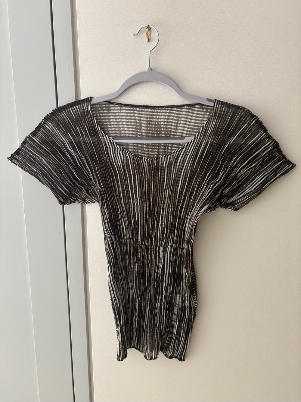 Issey Miyake Permanente Sheer Top